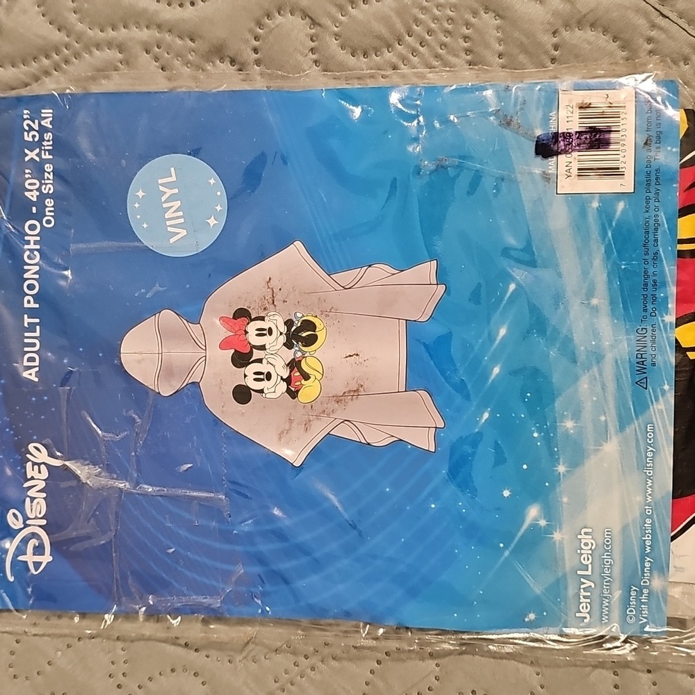 Disney Mickey & Minnie  Mouse Adult Poncho
